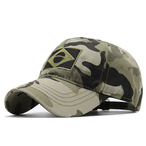 Brazil flag baseball cap