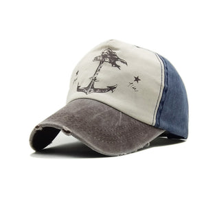 Washed cotton baseball cap