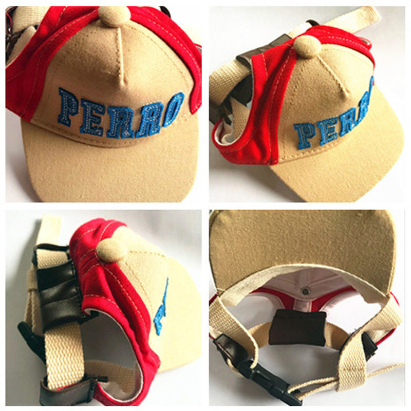 Pet shade baseball cap