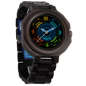 Minimalist And Multifunctional Neutral Sandalwood Watch