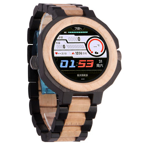 Minimalist And Multifunctional Neutral Sandalwood Watch
