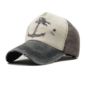 Washed cotton baseball cap