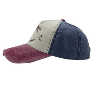 Washed cotton baseball cap