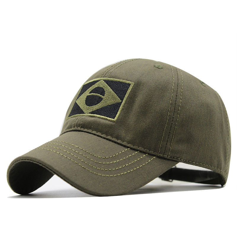 Brazil flag baseball cap