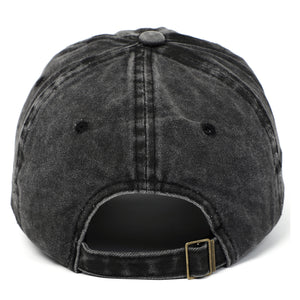 Ghost Embroidered Baseball Cap Pure Cotton Washed Baseball