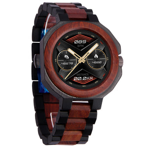 Minimalist And Multifunctional Neutral Sandalwood Watch